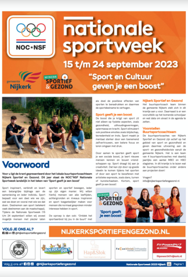 Nationale Sportweek Nijkerk
